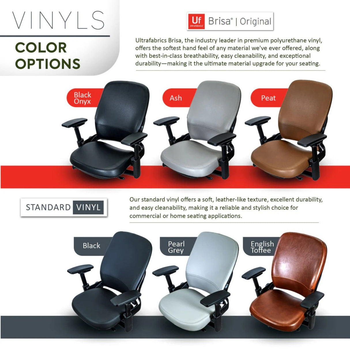 Steelcase Leap V1 Ergonomic Office Chair - Remanufactured by Crandall