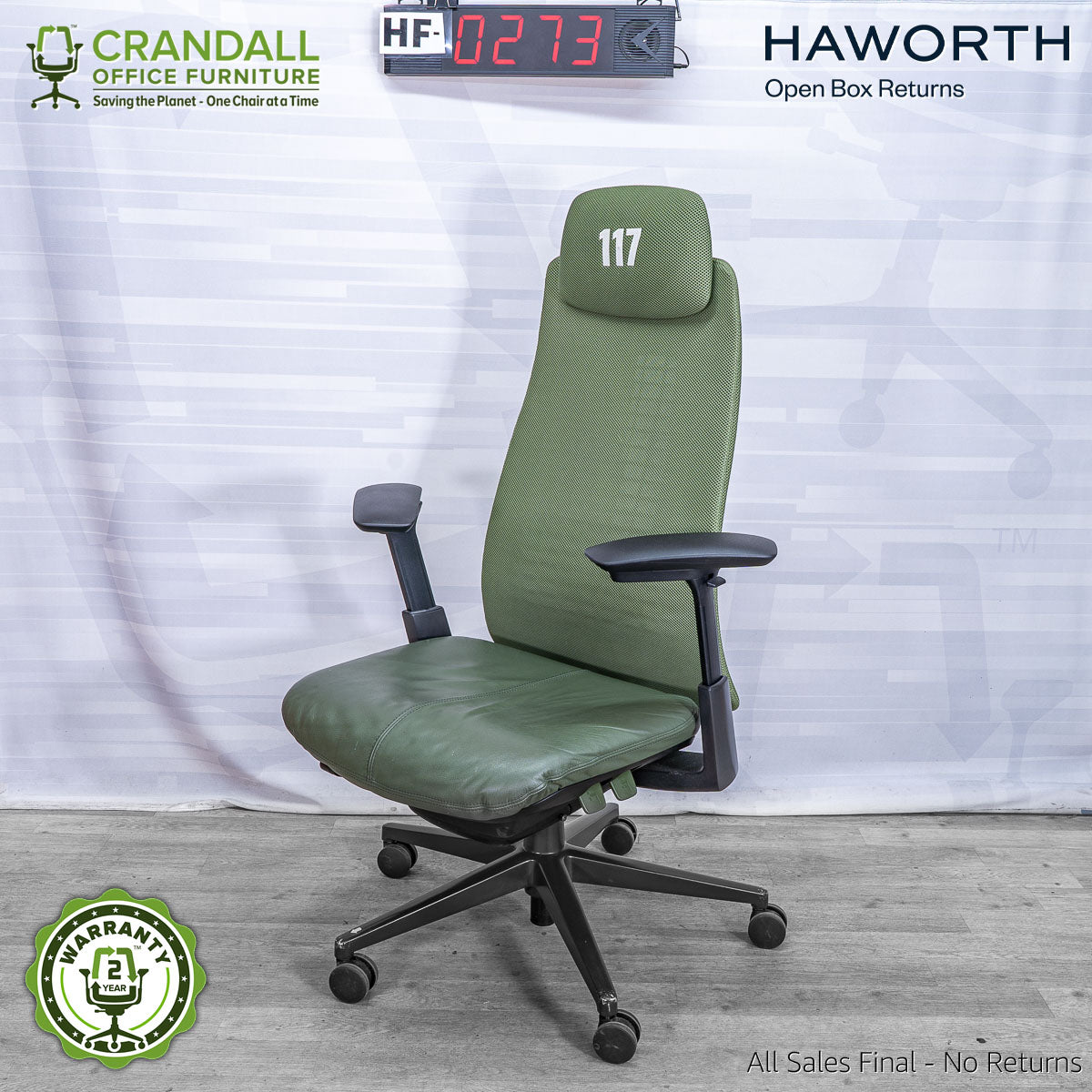 HF-0273 - Haworth Fern with Headrest