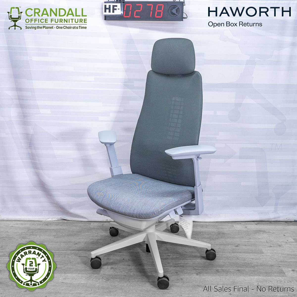 HF-0278 - Haworth Fern with Headrest