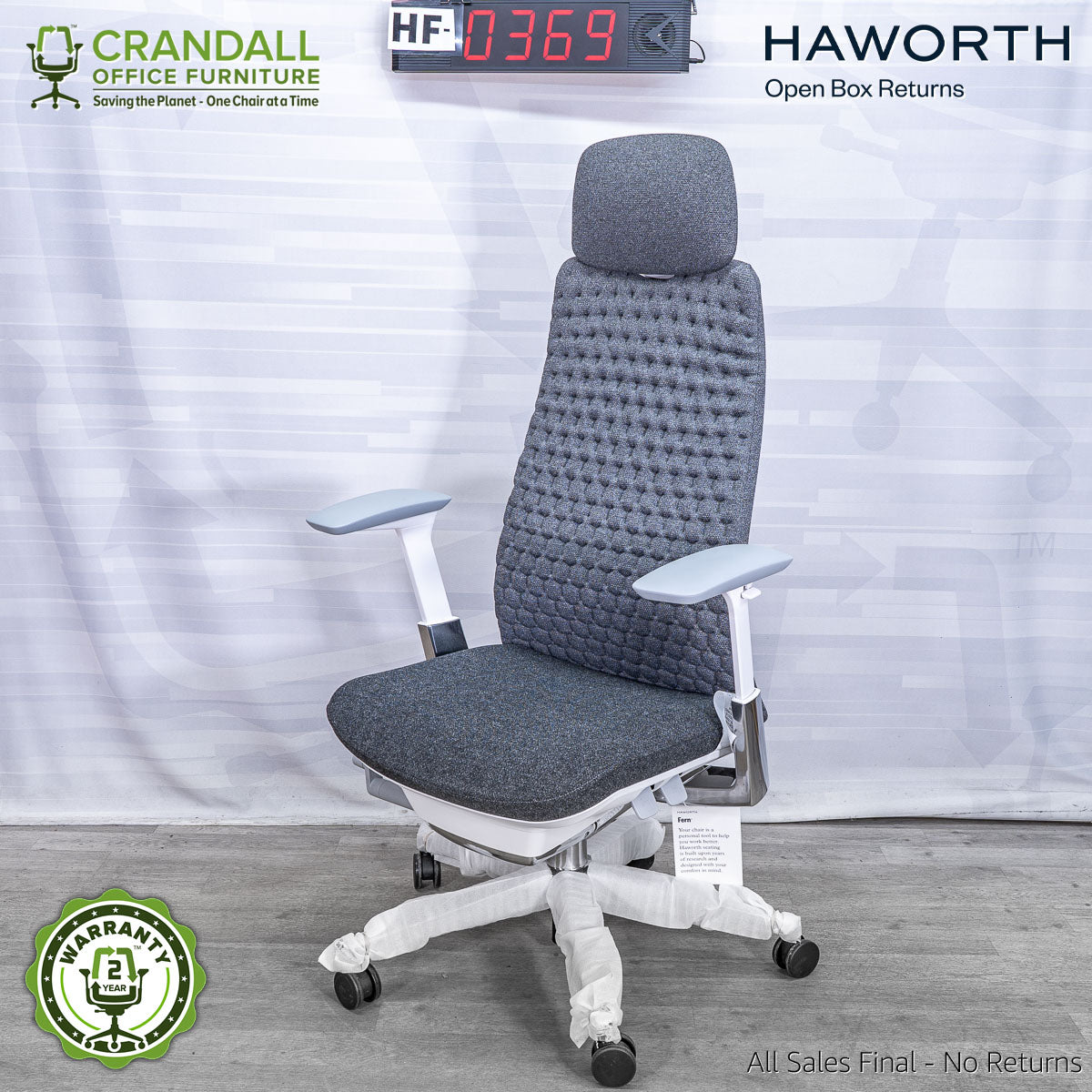 HF-0369 - Haworth Fern with Headrest