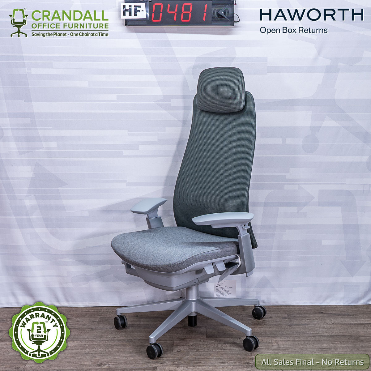 HF-0481 - Haworth Open Box Returns Fern