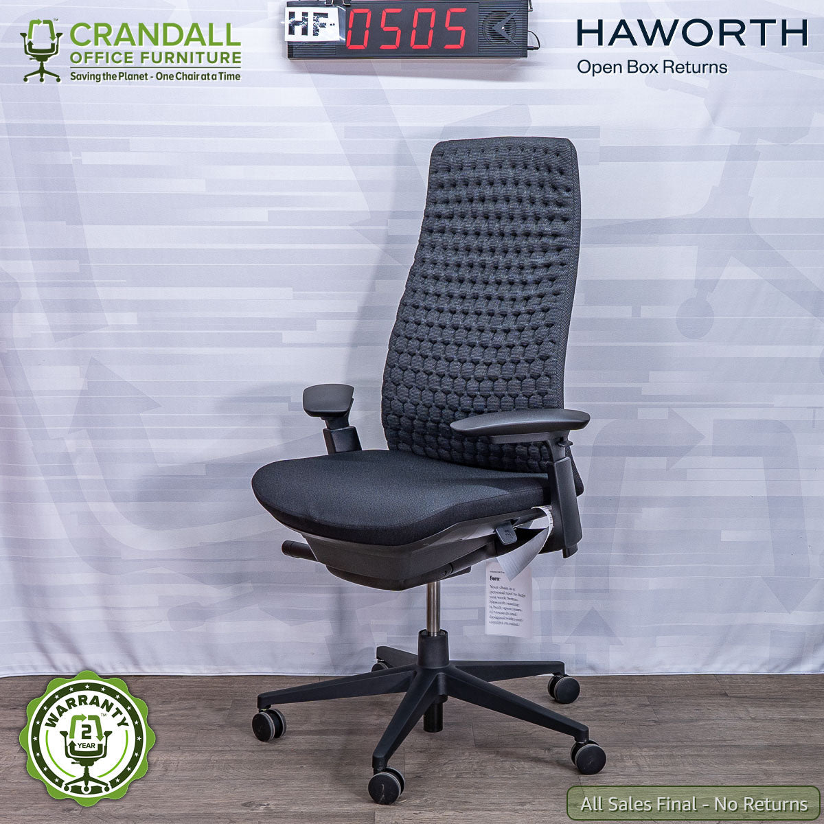 HF-0505 - Haworth Open Box Returns Fern