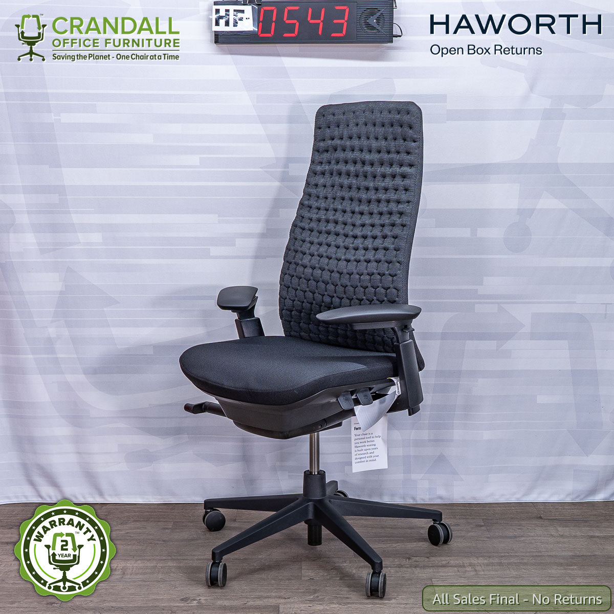 HF-0543 - Haworth Open Box Returns Fern