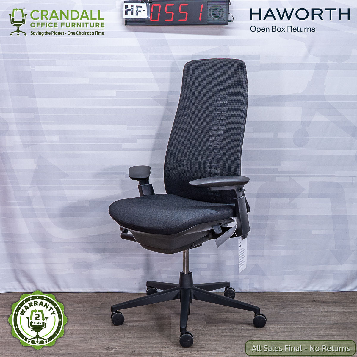 HF-0551 - Haworth Open Box Returns Fern