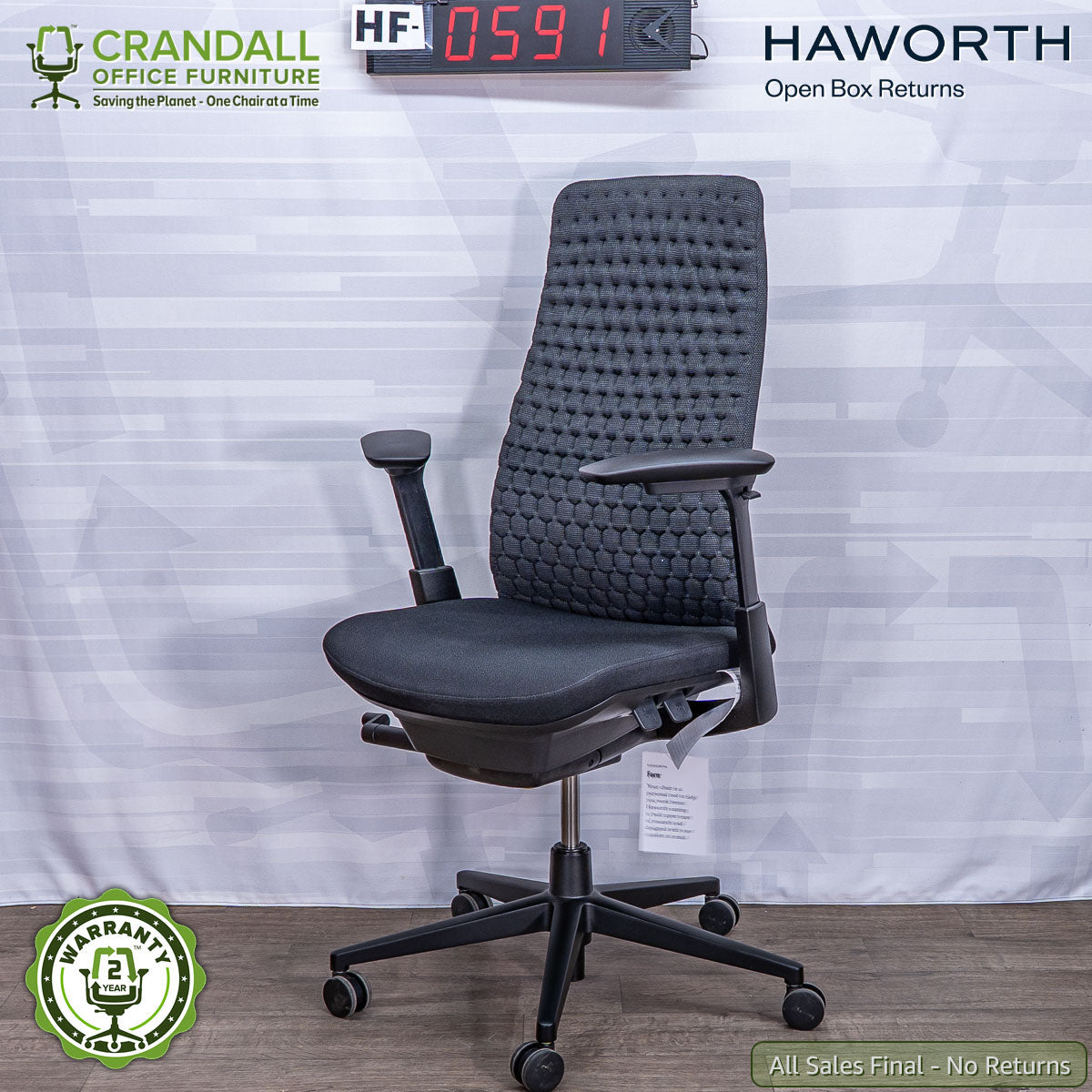 HF-0591 - Haworth Open Box Returns Fern