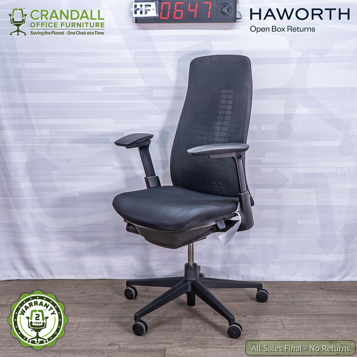 HF-0647 - Haworth Open Box Returns Fern