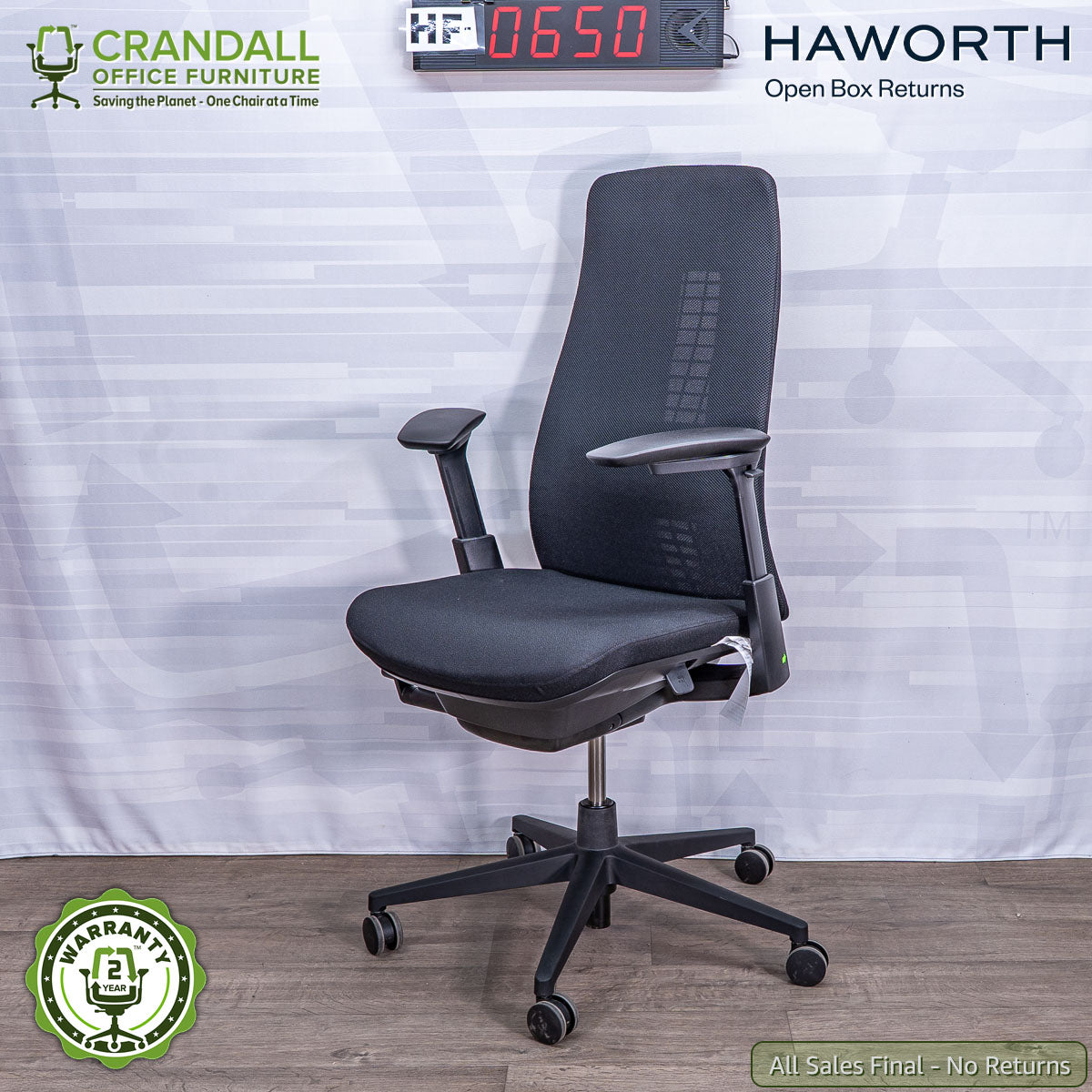 HF-0650 - Haworth Open Box Returns Fern