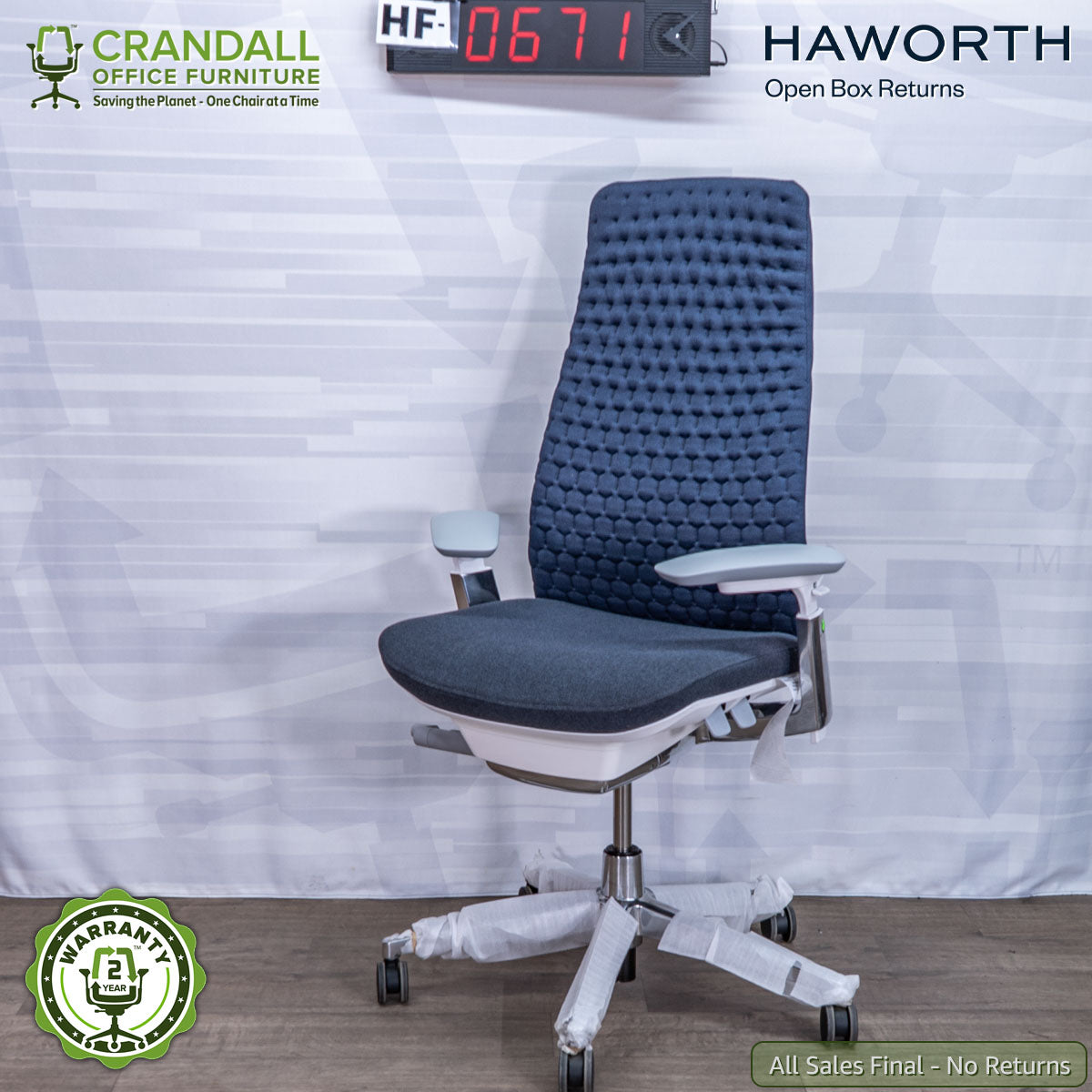 HF-0671 - Haworth Open Box Returns Fern