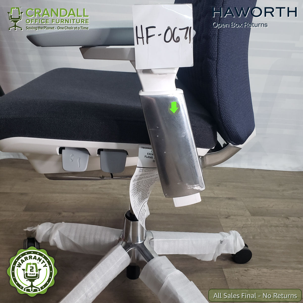 HF-0671 - Haworth Open Box Returns Fern