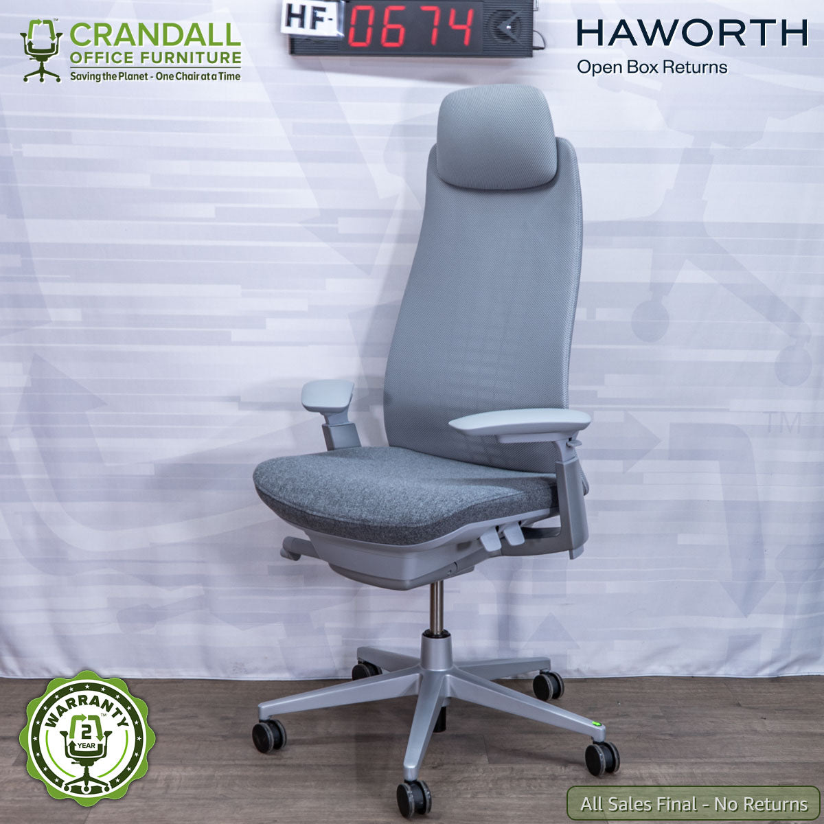 HF-0674 - Haworth Open Box Returns Fern