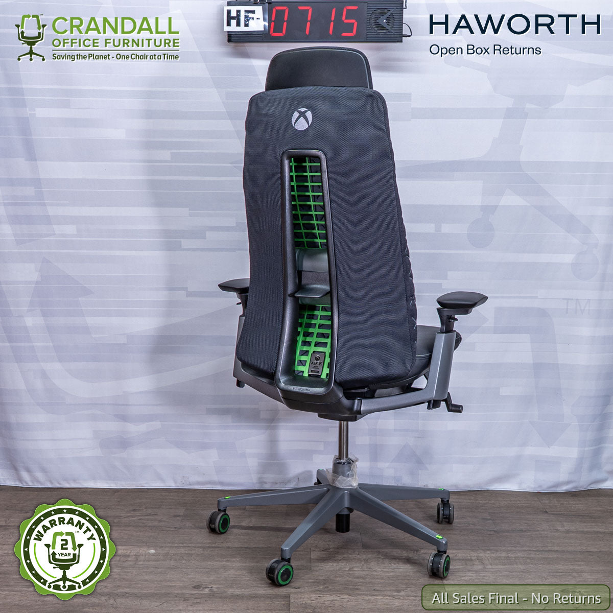 HF-0715 - Haworth Open Box Returns Fern - XBOX