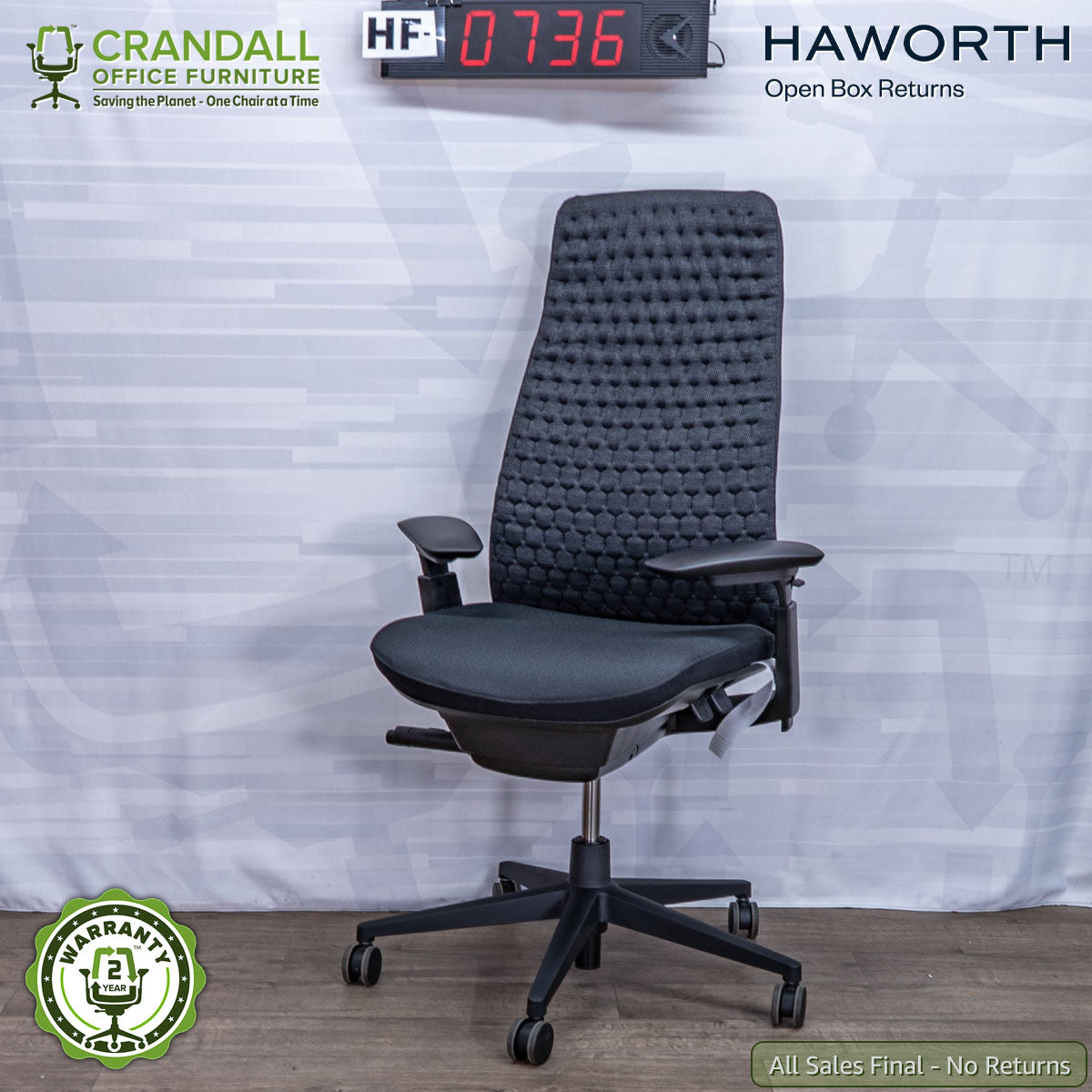 HF-0736 - Haworth Open Box Returns Fern