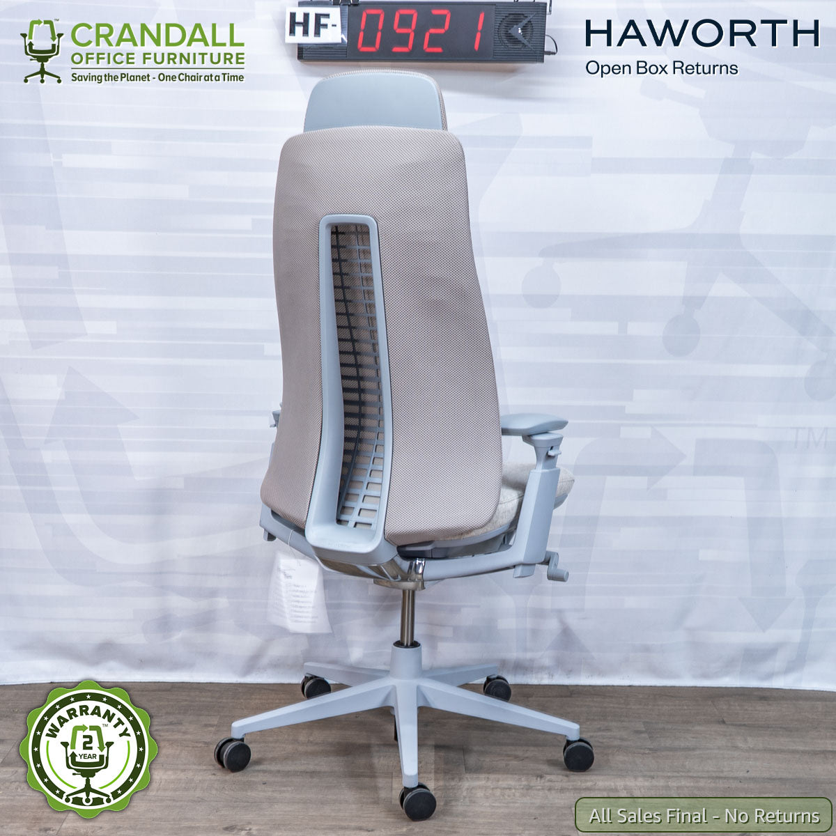 HF-0921 - Haworth Open Box Returns Fern with Headrest