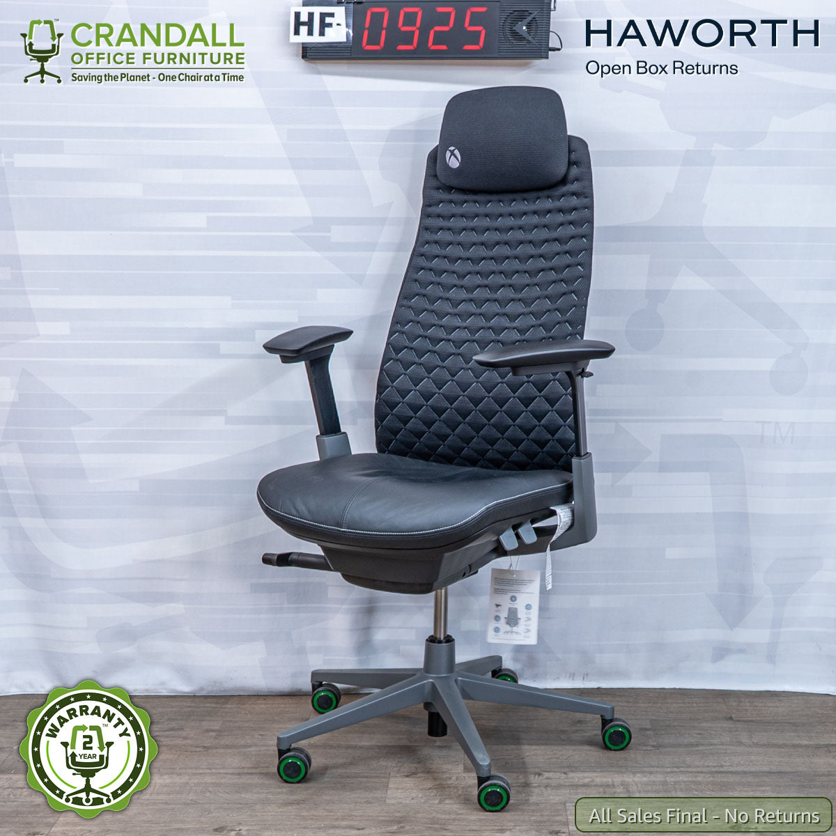 HF-0925 - Haworth Open Box Returns Fern with Headrest