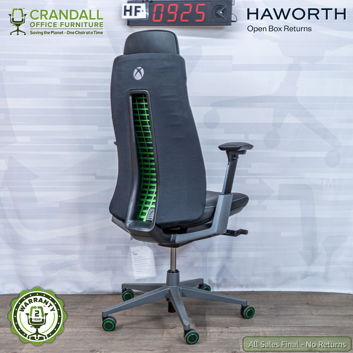 HF-0925 - Haworth Open Box Returns Fern with Headrest