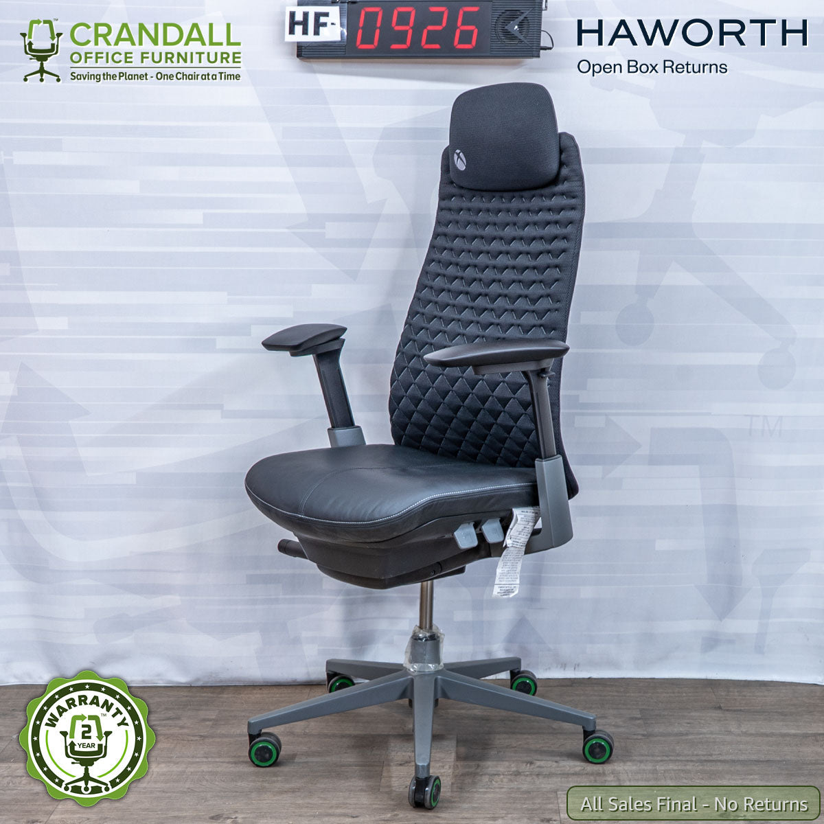 HF-0926 - Haworth Open Box Returns Fern with Headrest