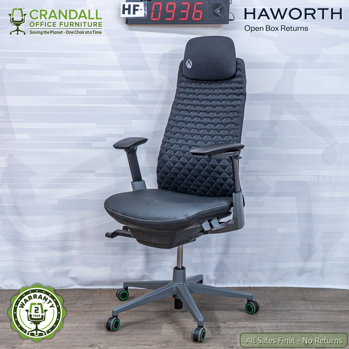 HF-0936 - Haworth Open Box Returns Fern with Headrest