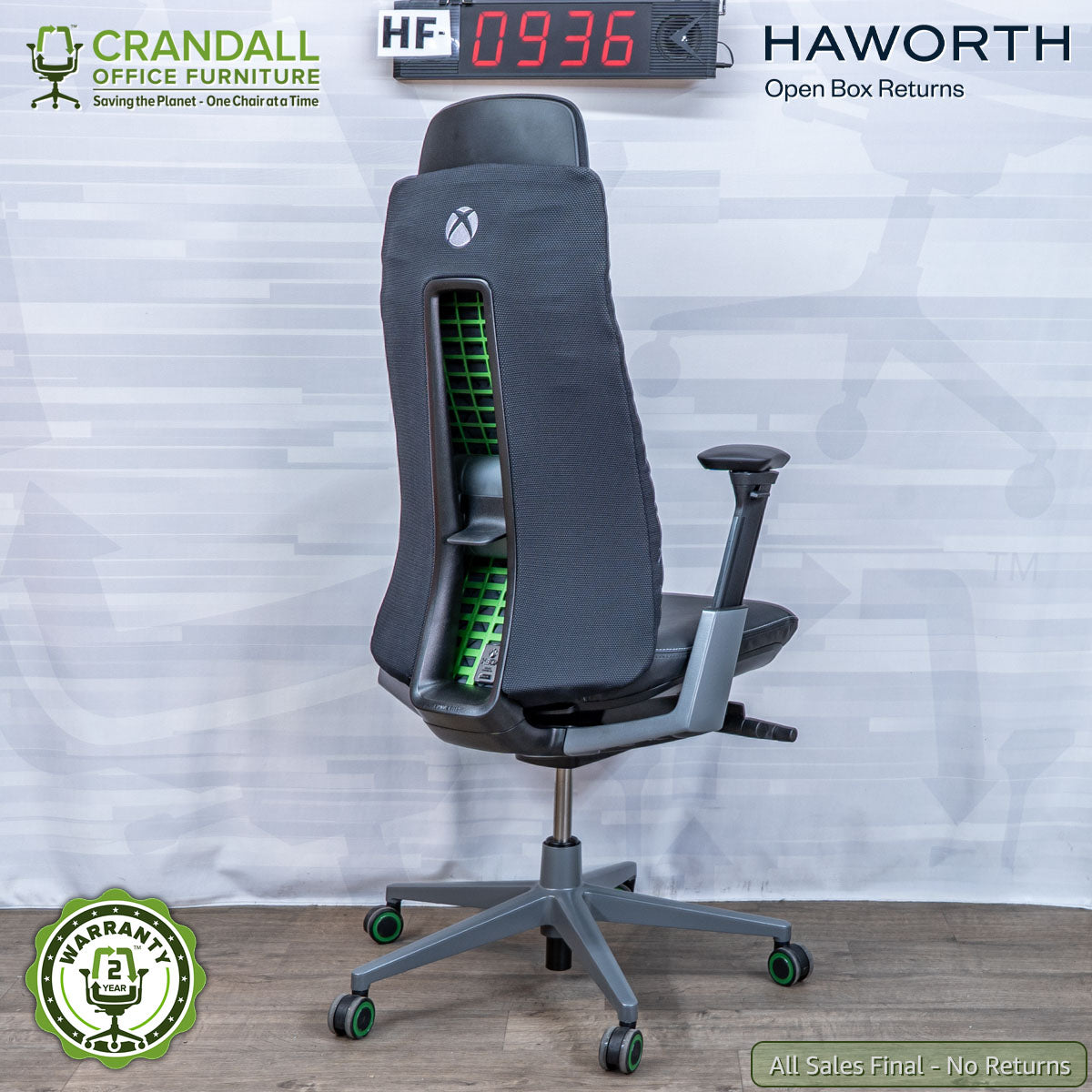 HF-0936 - Haworth Open Box Returns Fern with Headrest