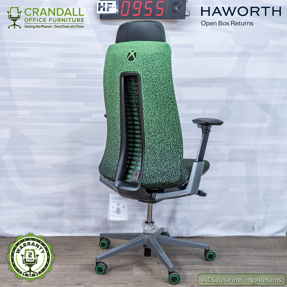 HF-0955 - Haworth Open Box Returns Fern with Headrest