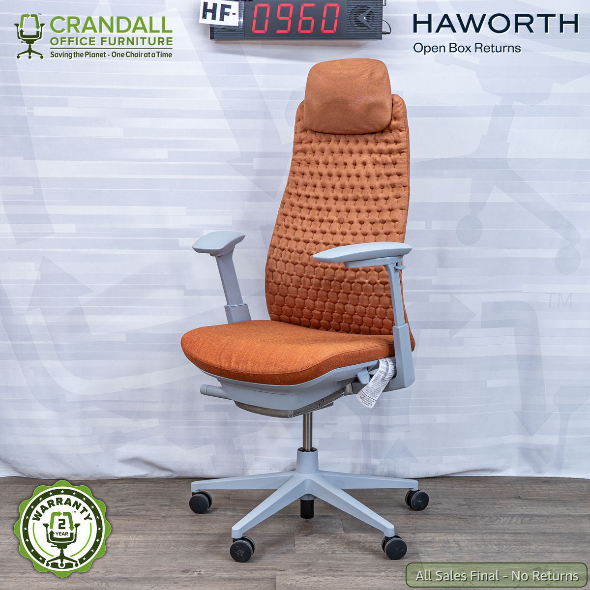 HF-0960 - Haworth Open Box Returns Fern with Headrest