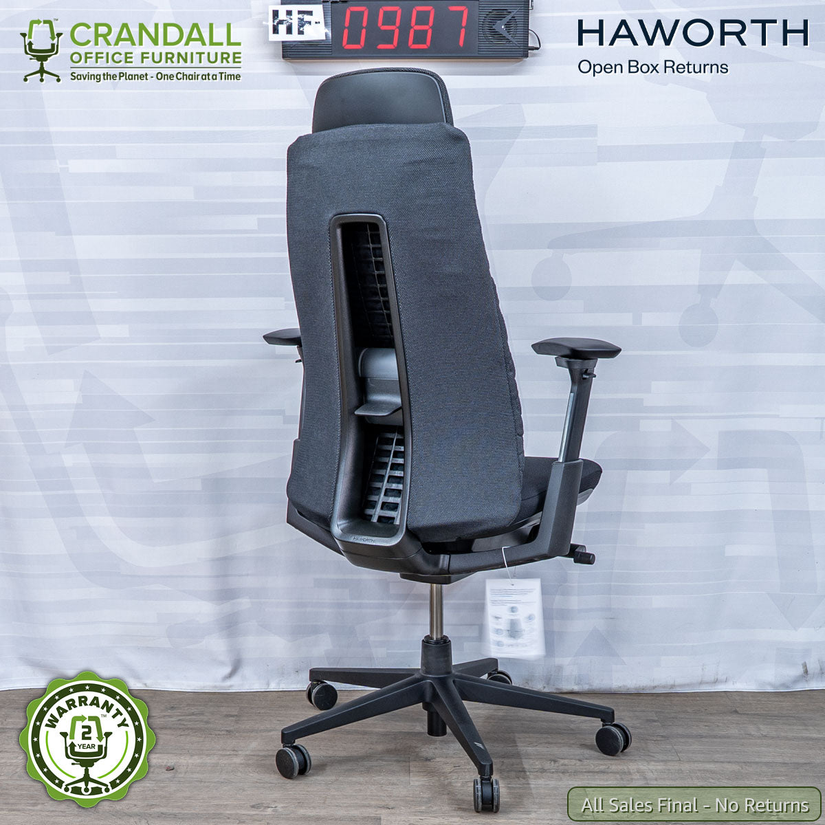 HF-0987 - Haworth Open Box Returns Fern with Headrest