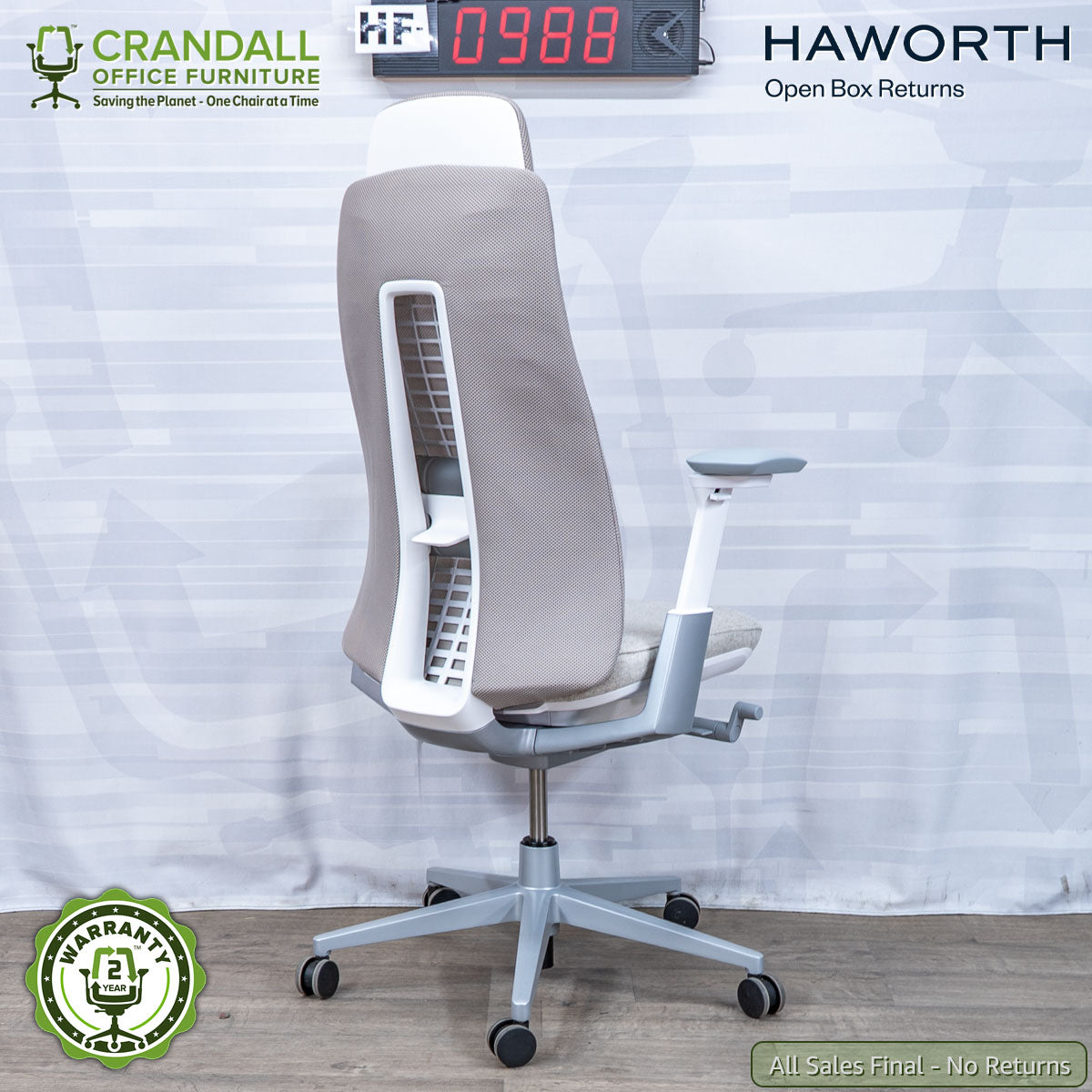 HF-0988 - Haworth Open Box Returns Fern with Headrest