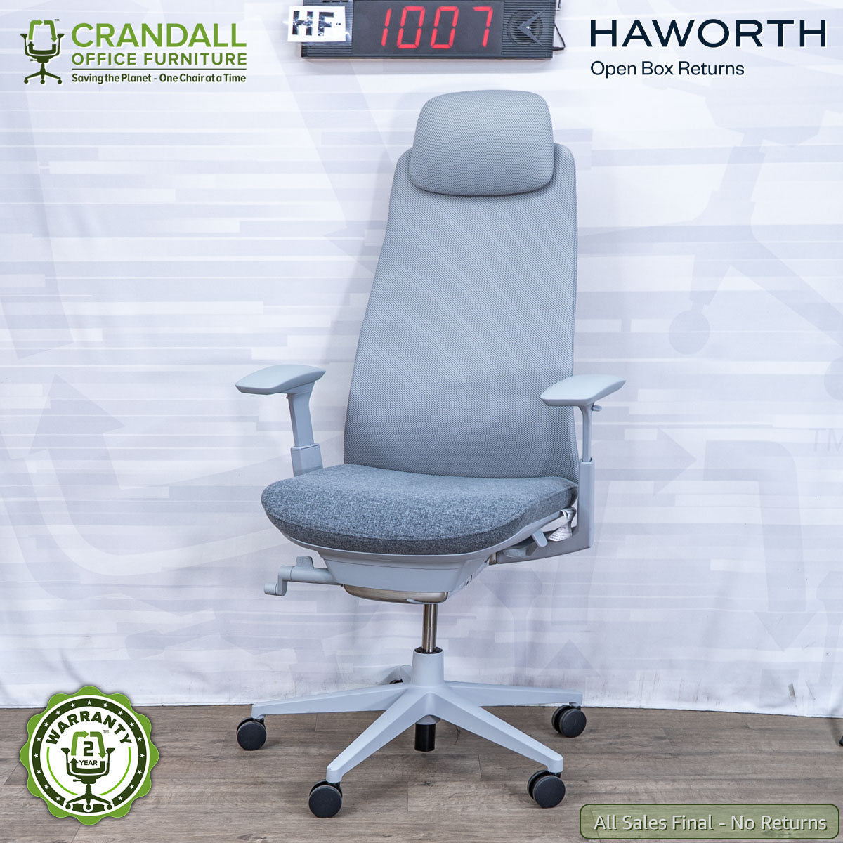HF-1007 - Haworth Open Box Returns Fern with Headrest