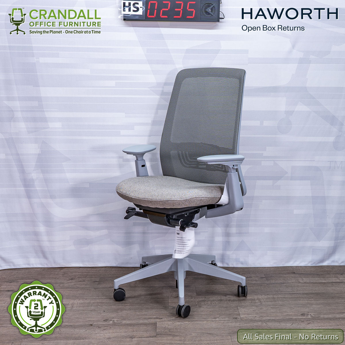 HS-0235 - Haworth Open Box Returns Soji