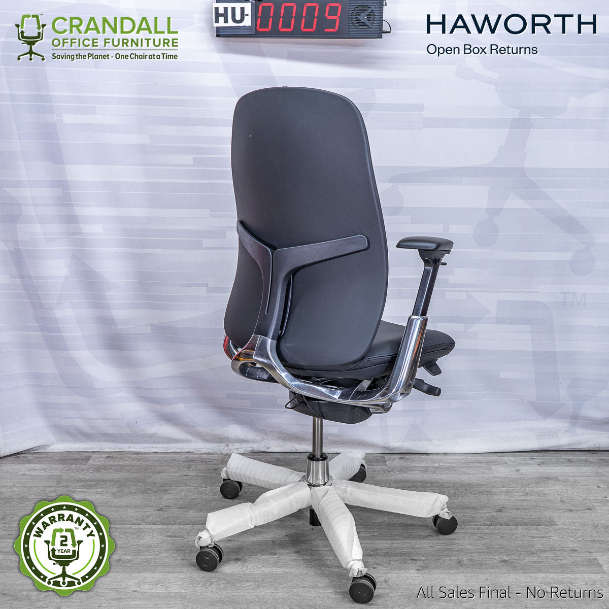 HU-0009 - Haworth Open Box Zody LX Upholstered