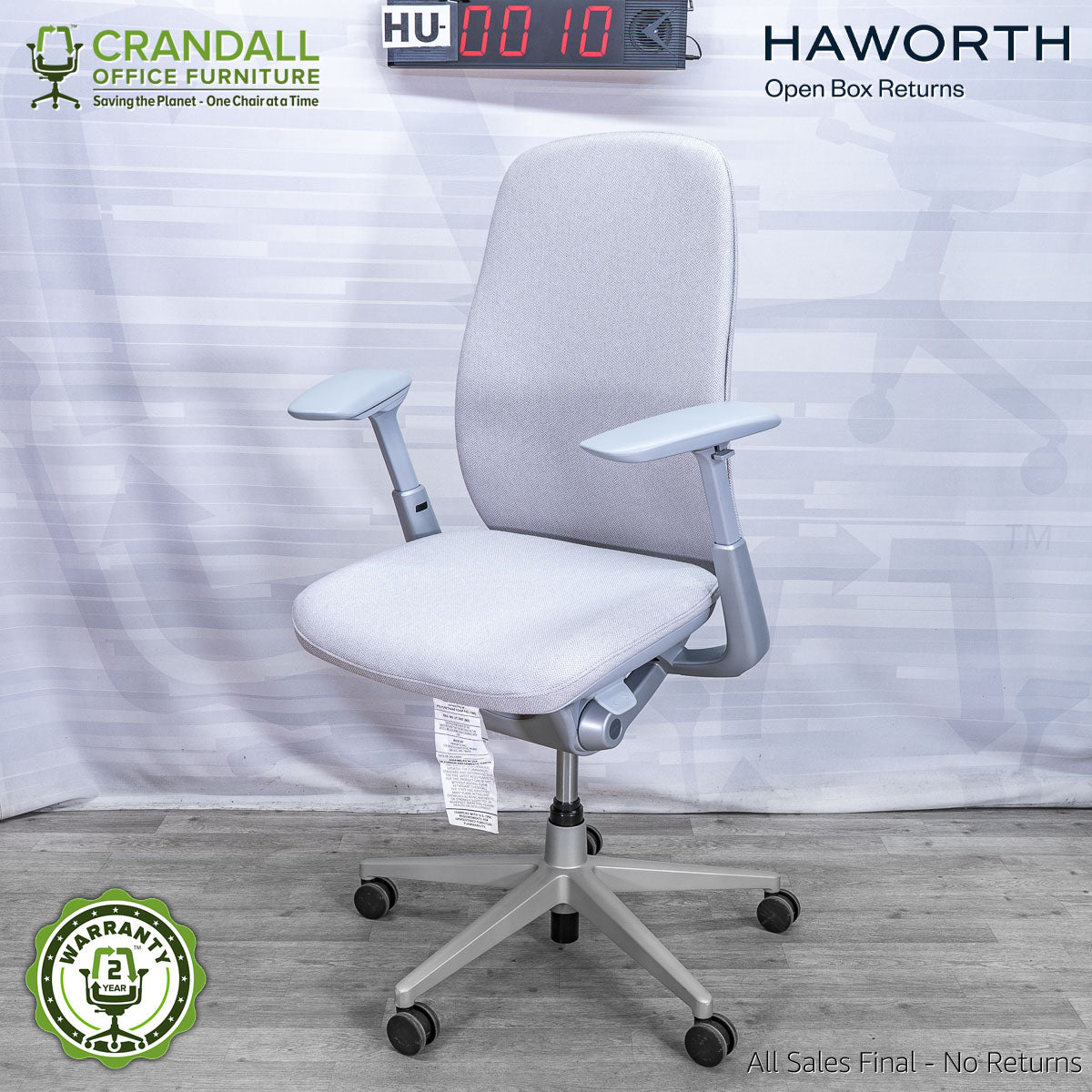 HU-0010 - Haworth Open Box Zody LX Upholstered