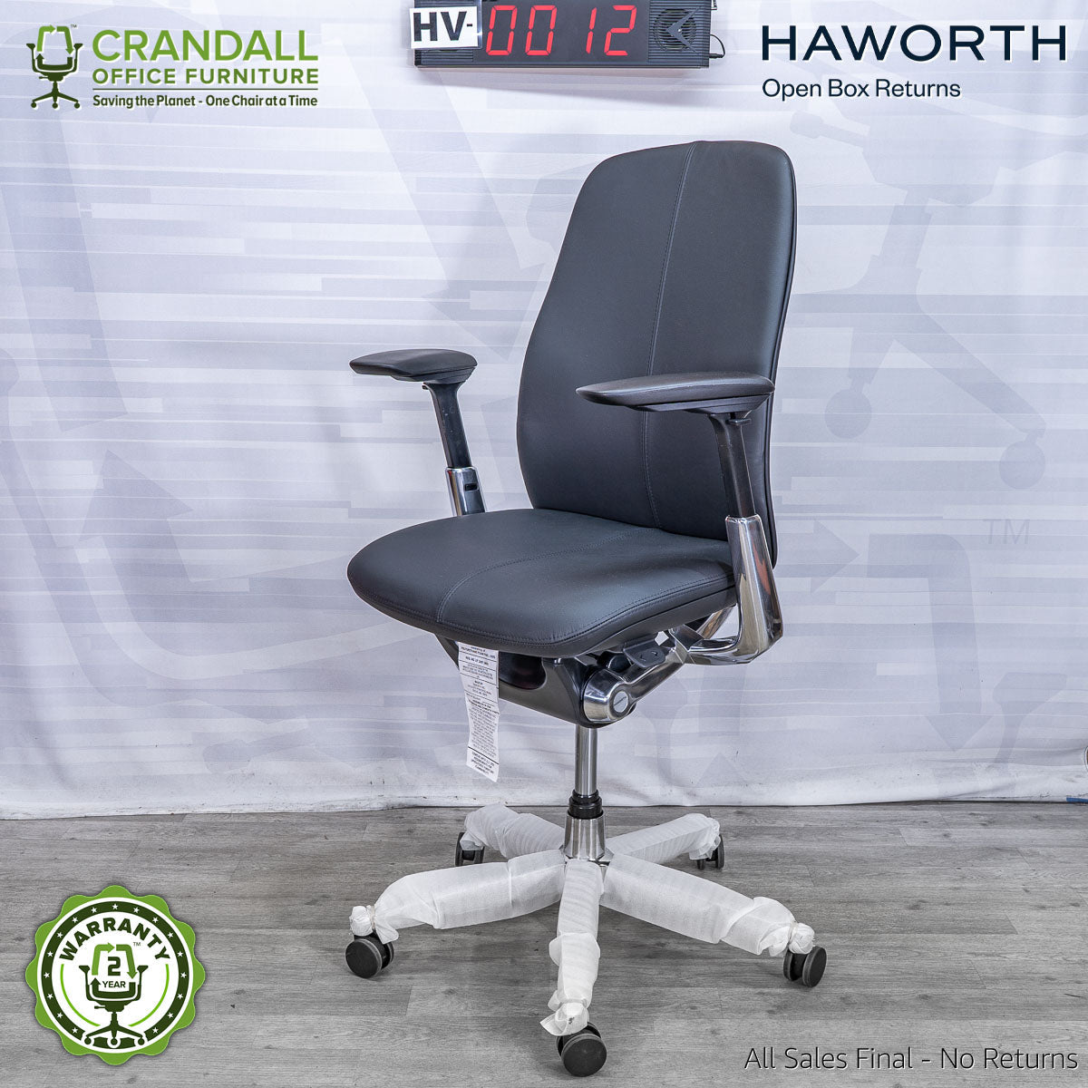 HU-0012 - Haworth Open Box Zody LX Upholstered