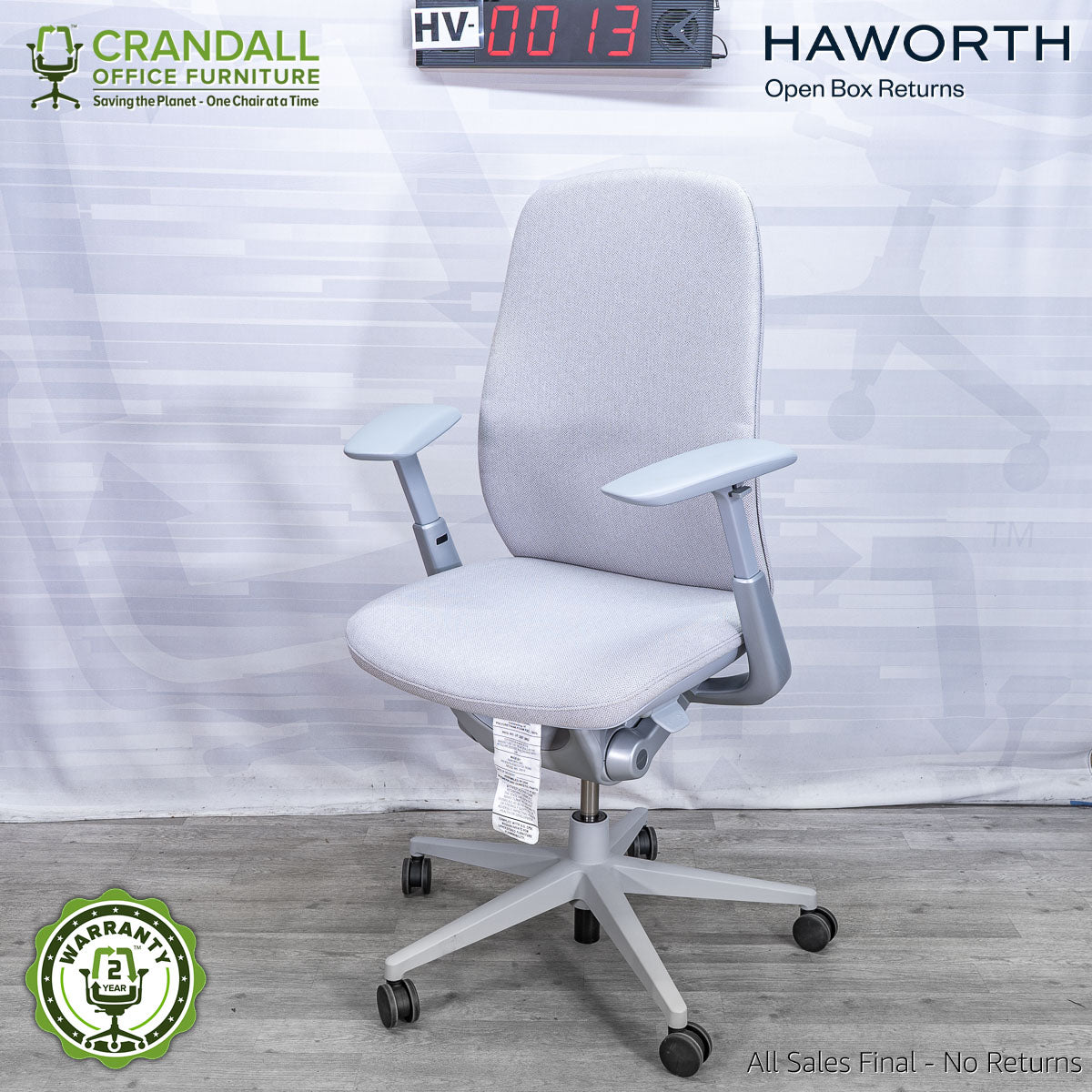 HU-0013 - Haworth Open Box Zody LX Upholstered