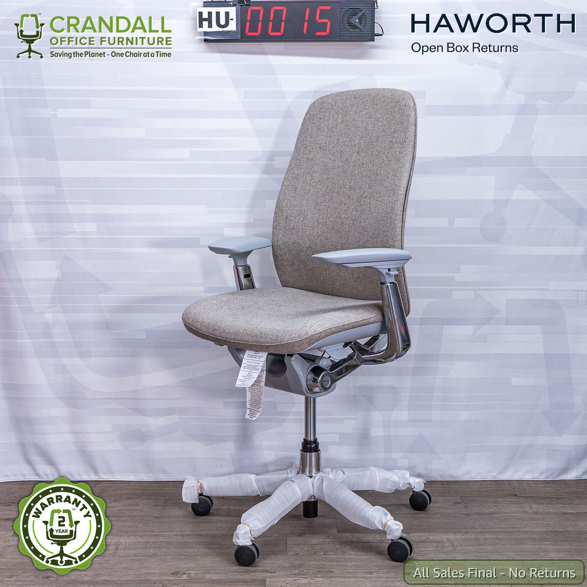 HU-0015 - Haworth Open Box Returns Zody LX Upholstered