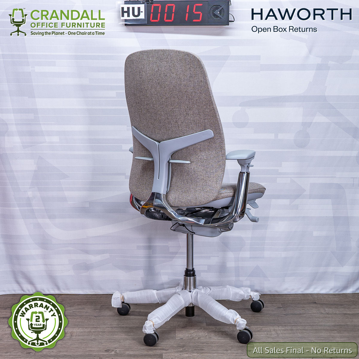 HU-0015 - Haworth Open Box Returns Zody LX Upholstered