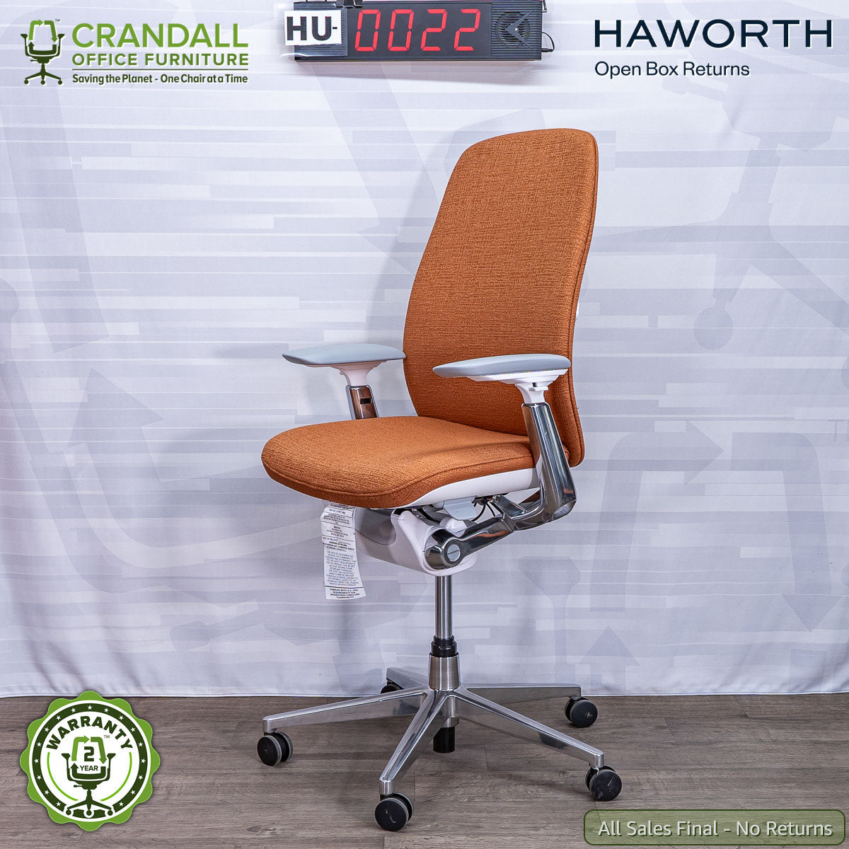 HU-0022 - Haworth Open Box Returns Zody LX Upholstered