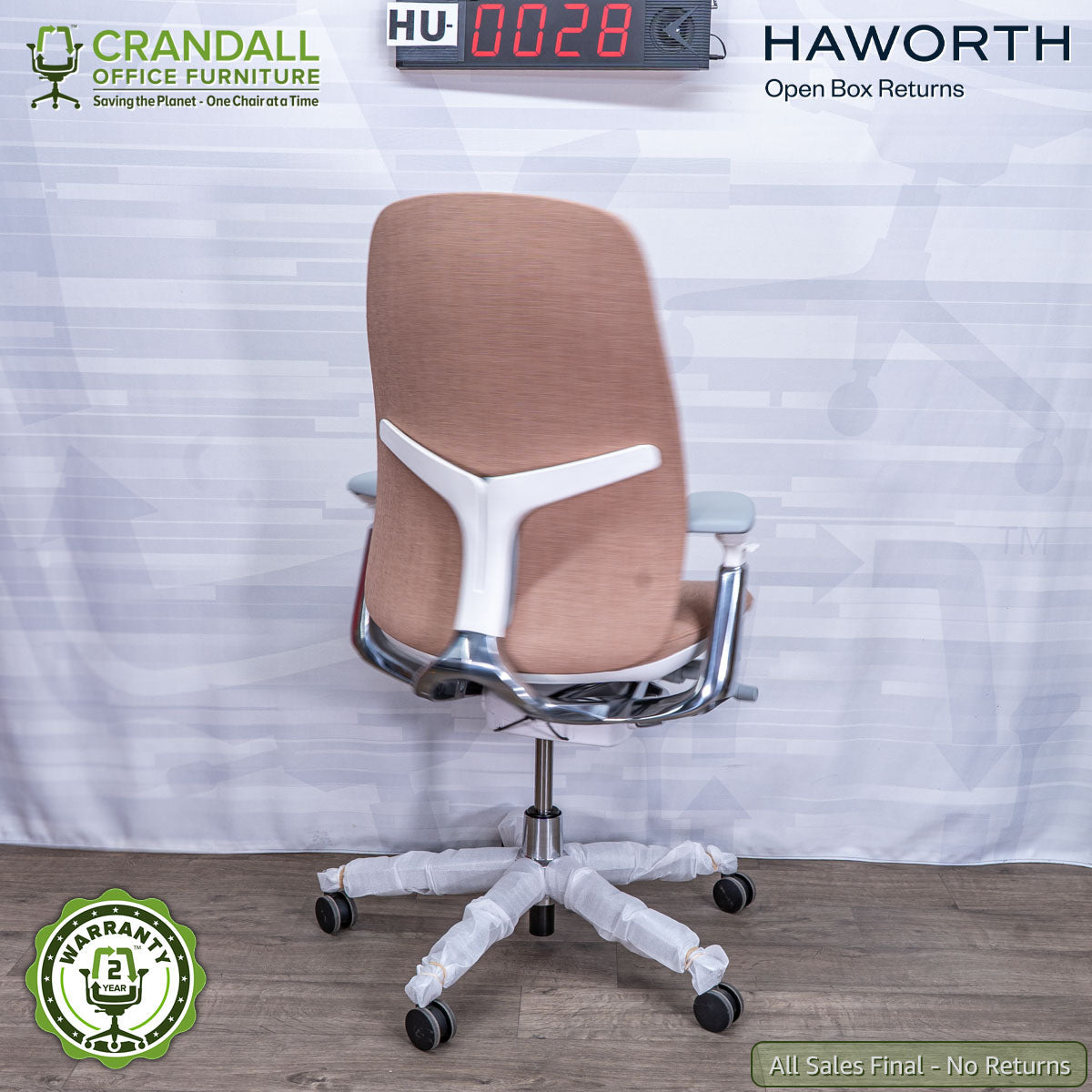 HU-0028 - Haworth Open Box Returns Zody LX Upholstered