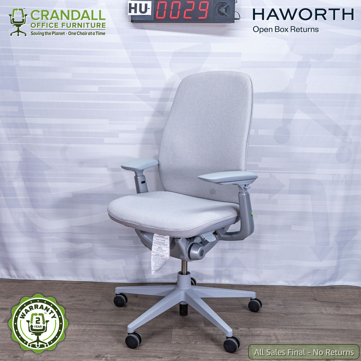 HU-0029 - Haworth Open Box Returns Zody LX Upholstered