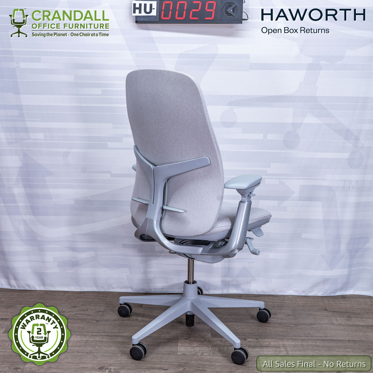 HU-0029 - Haworth Open Box Returns Zody LX Upholstered