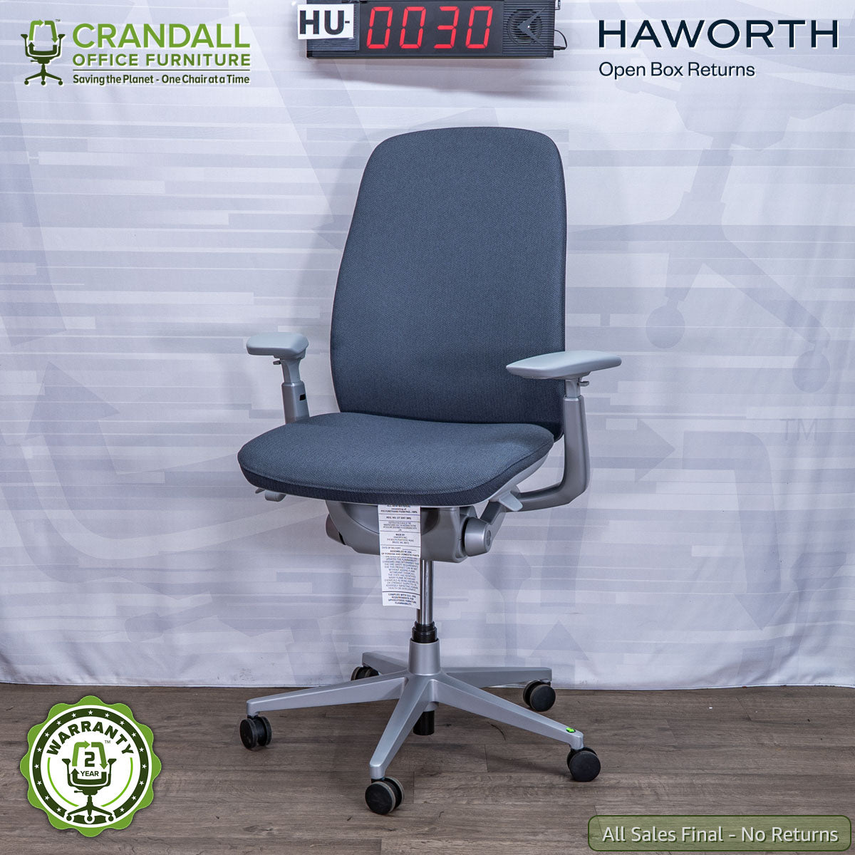 HU-0030 - Haworth Open Box Returns Zody LX Upholstered