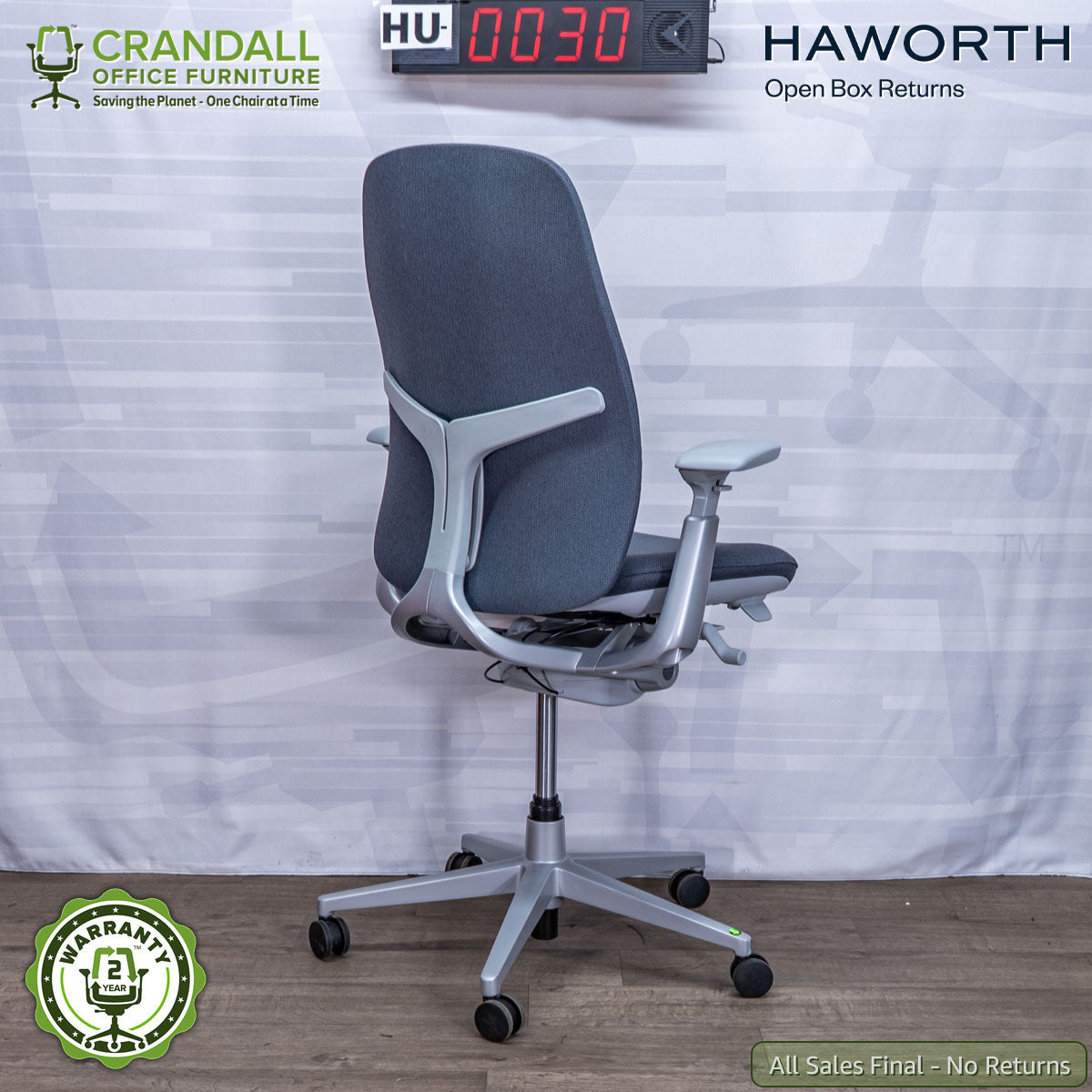 HU-0030 - Haworth Open Box Returns Zody LX Upholstered