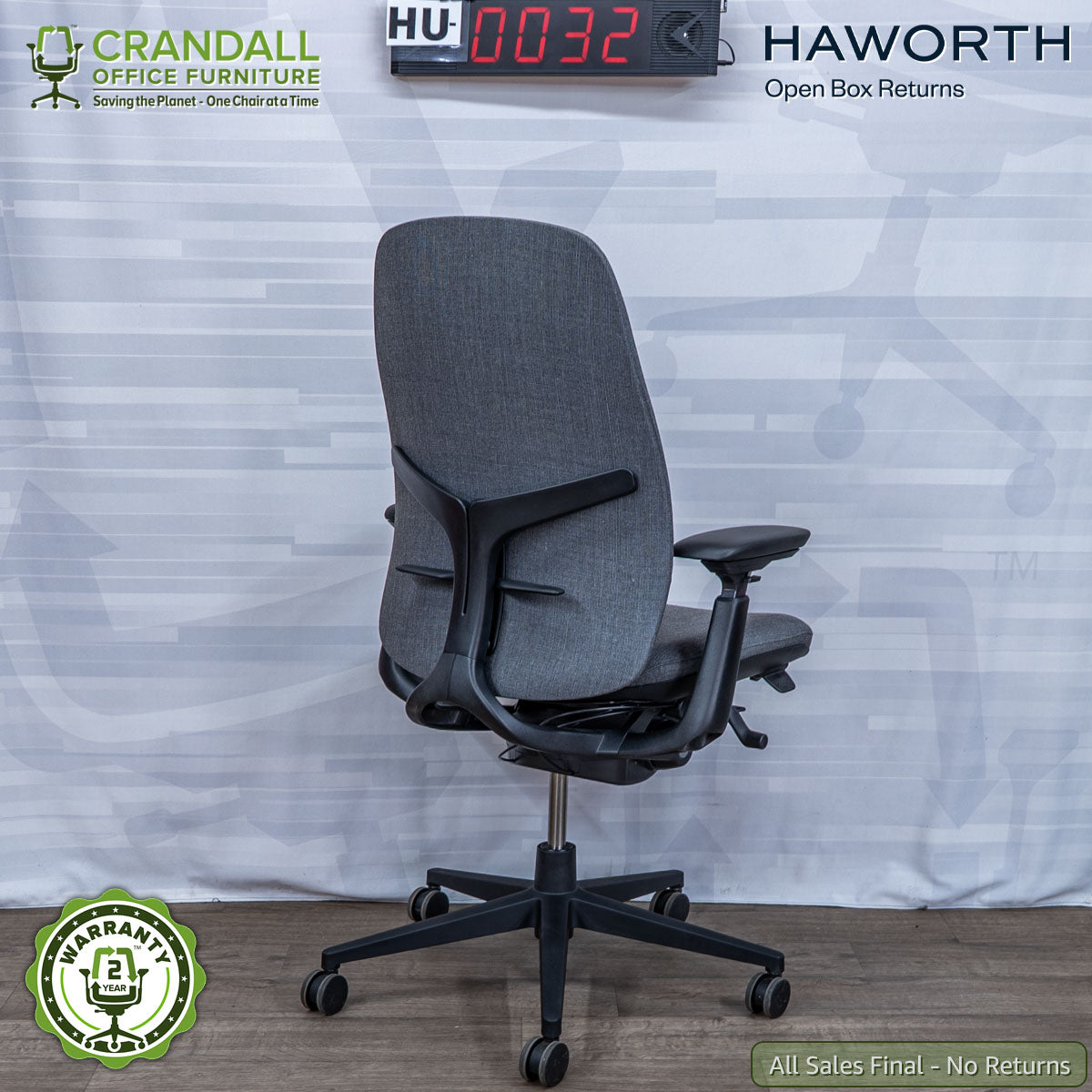 HU-0032 - Haworth Open Box Returns Zody LX Upholstered