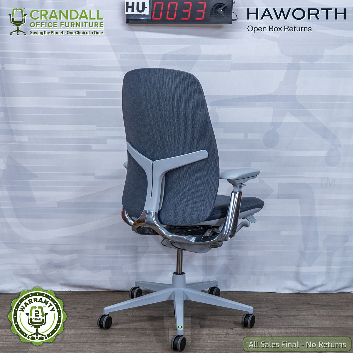 HU-0033 - Haworth Open Box Returns Zody LX Upholstered