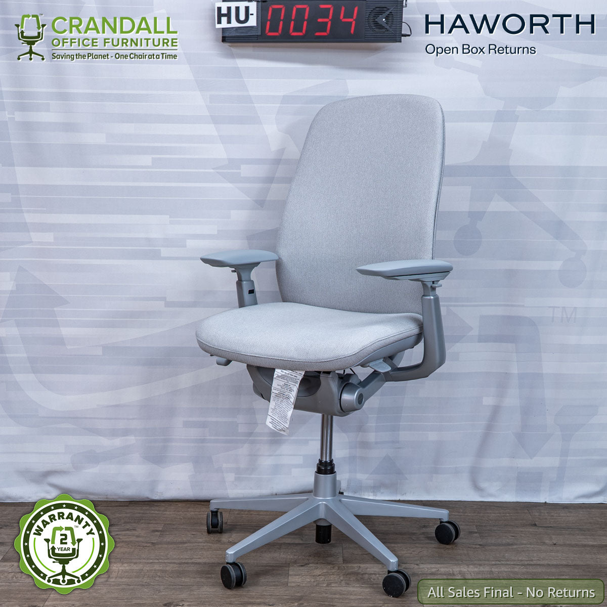 HU-0034 - Haworth Open Box Returns Zody LX Upholstered