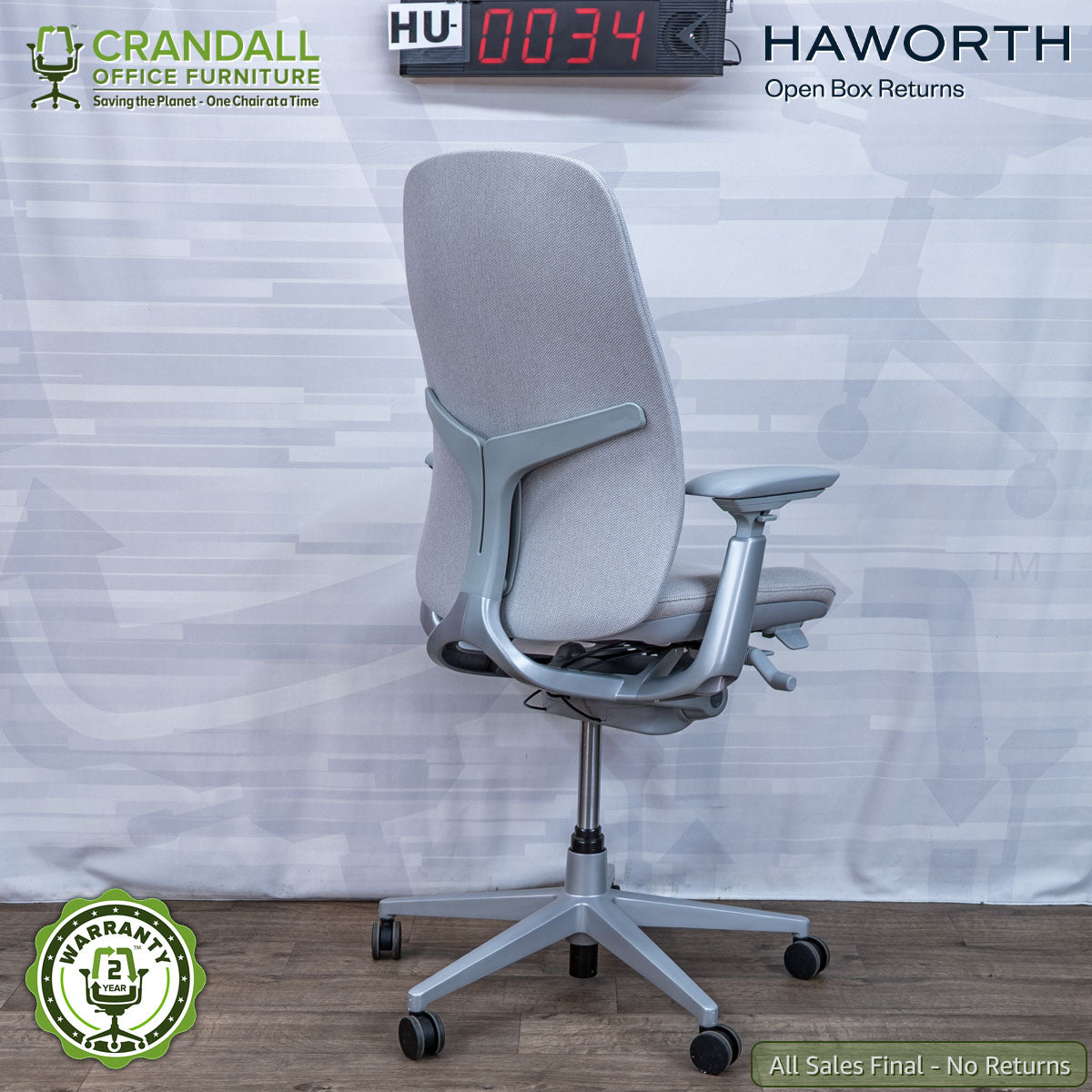 HU-0034 - Haworth Open Box Returns Zody LX Upholstered