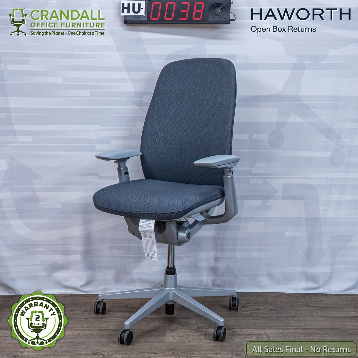 HU-0038 - Haworth Open Box Returns Zody LX Upholstered