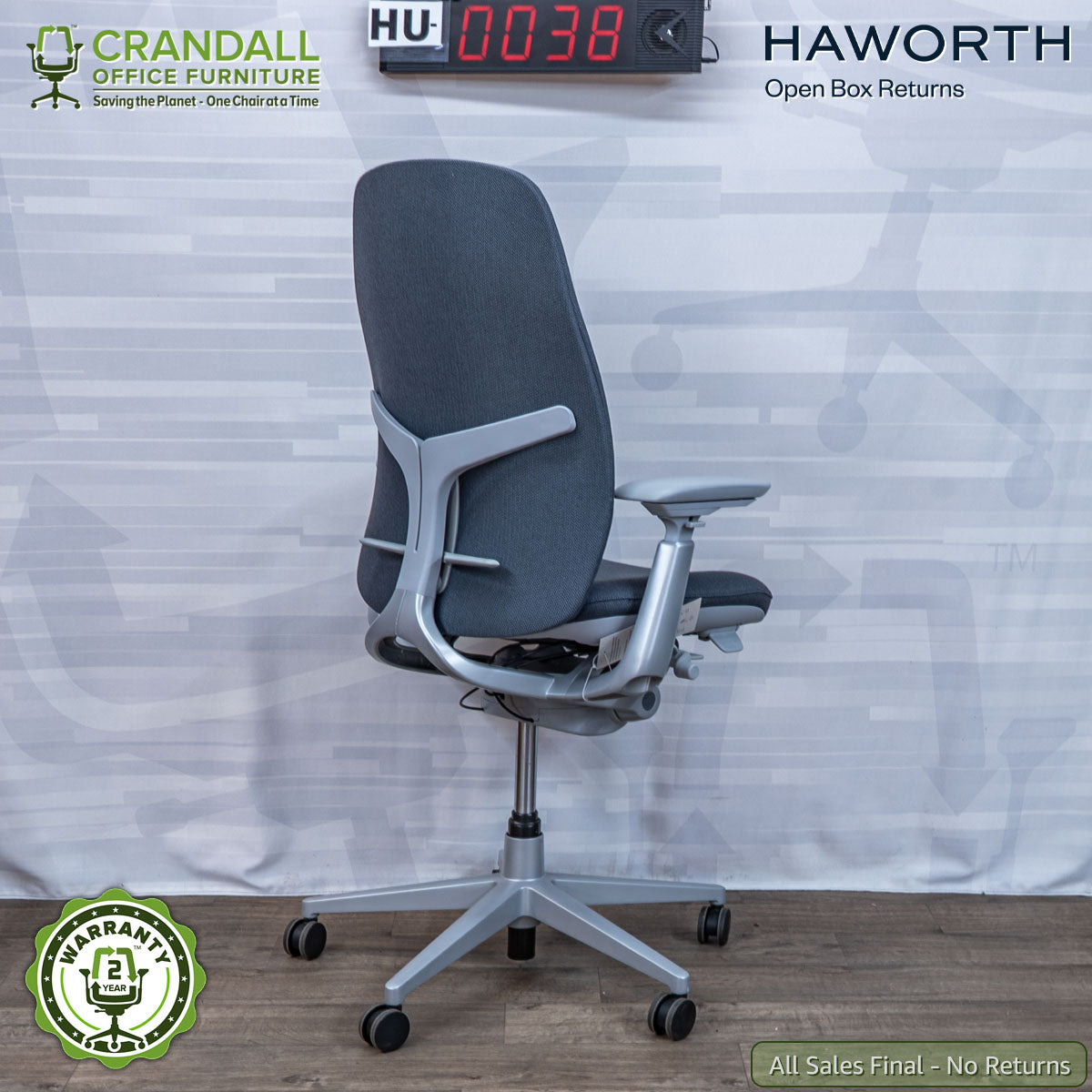 HU-0038 - Haworth Open Box Returns Zody LX Upholstered