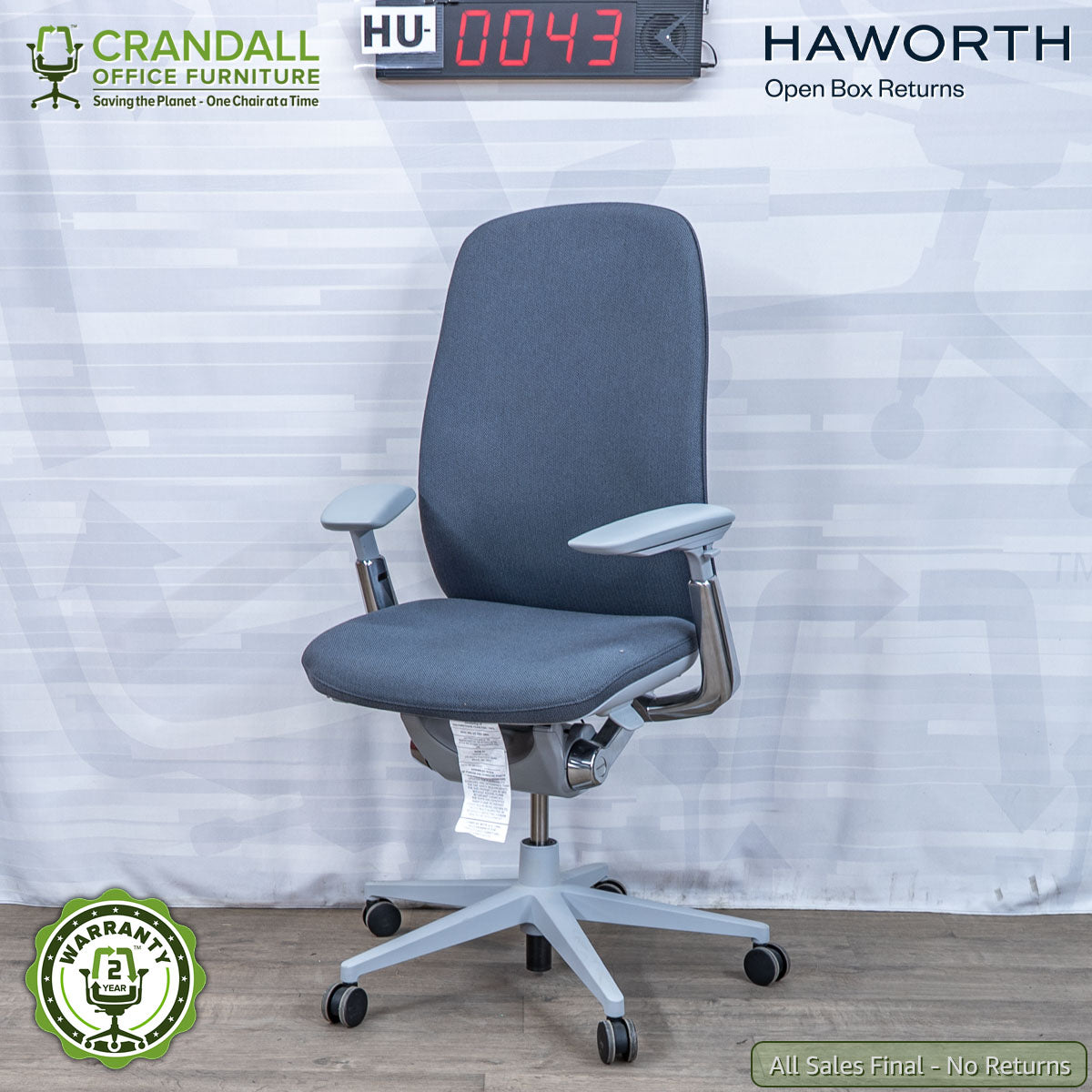 HU-0043 - Haworth Open Box Returns Zody LX Upholstered
