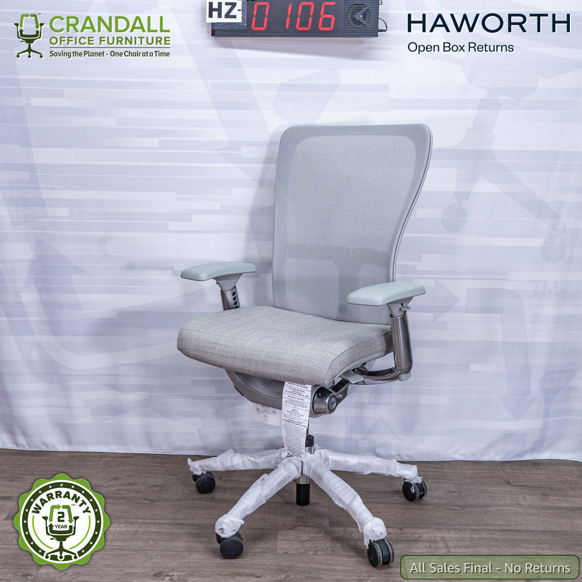 HZ-0106 - Haworth Open Box Returns Zody
