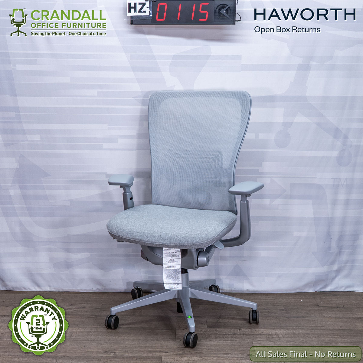 HZ-0115 - Haworth Open Box Returns Zody