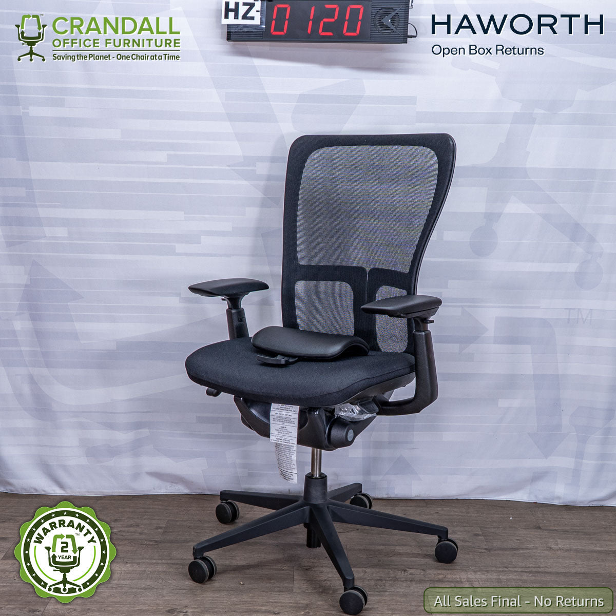 HZ-0120 - Haworth Open Box Returns Zody